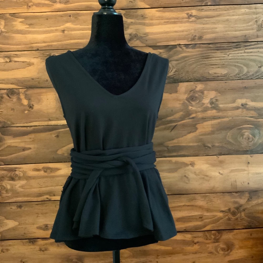 J.Crew black tank top in size medium. NWT